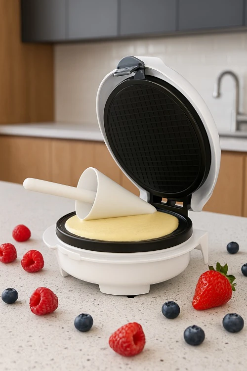 Adler Vaflinė AD 3038 Balta, 1500 W