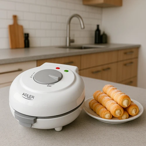 Adler Vaflinė AD 3038 Balta, 1500 W
