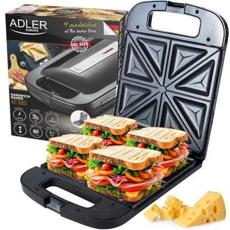 Sumuštinių keptuvė Adler AD 3055, Juodos spalvos