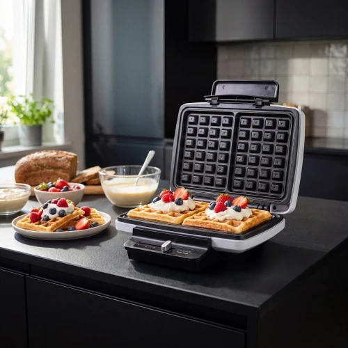 Adler Vaflinė | AD 3085 | 1200 W | Kepinių skaičius 2 | Vaflis | Baltas