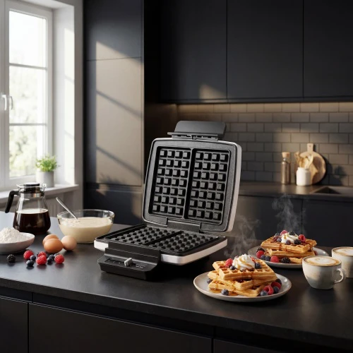 Adler Vaflinė | AD 3085 | 1200 W | Kepinių skaičius 2 | Vaflis | Baltas