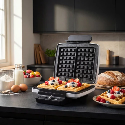 Adler Vaflinė | AD 3085 | 1200 W | Kepinių skaičius 2 | Vaflis | Baltas