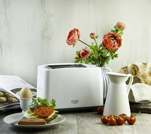 Adler | Skrudintuvas | AD 3216 | Galia 750 W | Lizdų skaičius 2 | Korpuso medžiaga Plastikas | Baltas