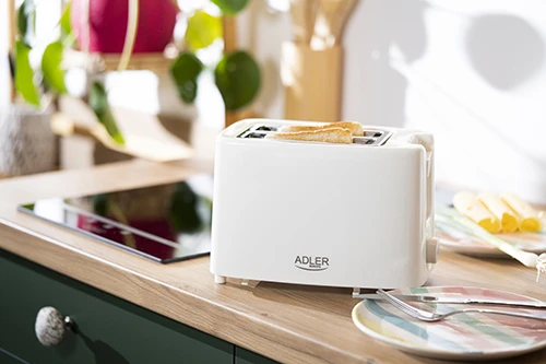 Adler | Skrudintuvas | AD 3223 | Galia 750 W | Lizdų skaičius 2 | Korpuso medžiaga Plastikas | Baltas