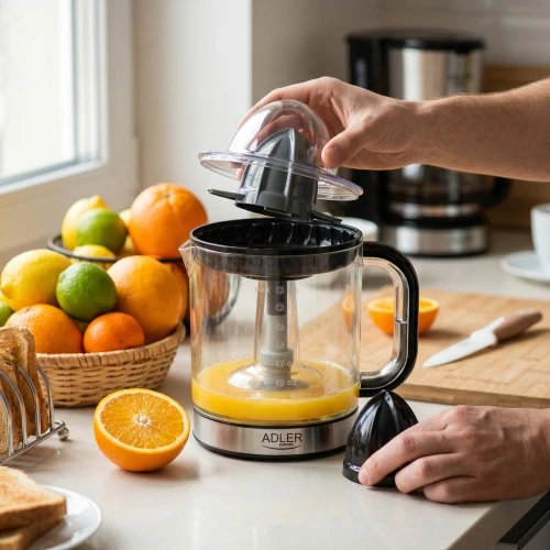 Sulčiaspaudė Adler | Citrus Juicer | AD 4012 | Type Citrus juicer | Juodas | 40 W | Greičių skaičius 1