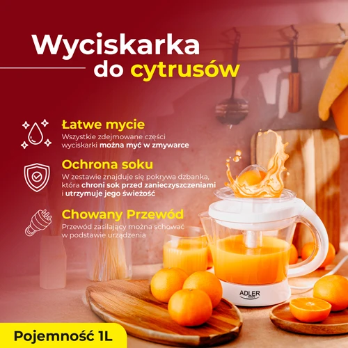 Sulčiaspaudė Adler AD 4014 balta