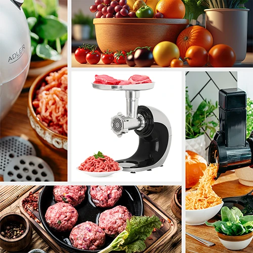 Sulčiaspaudė Adler | Slow-speed juicer 3in1 - mėsmalė