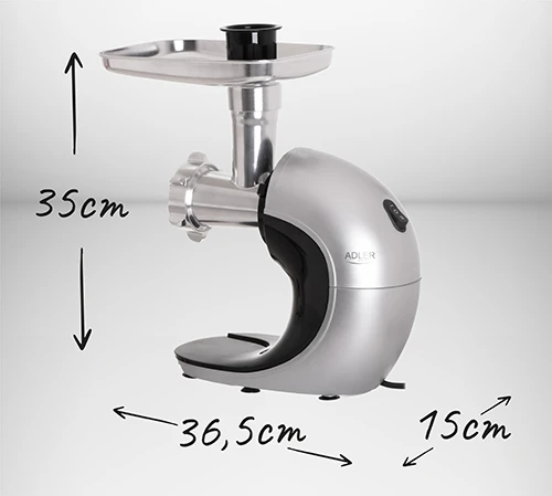Sulčiaspaudė Adler | Slow-speed juicer 3in1 - mėsmalė