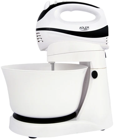 Virtuvinis kombainas Adler | Mixer | AD 4206 | Mixer with bowl | 300 W | Greičių skaičius 5 | Turbo mode | Baltas
