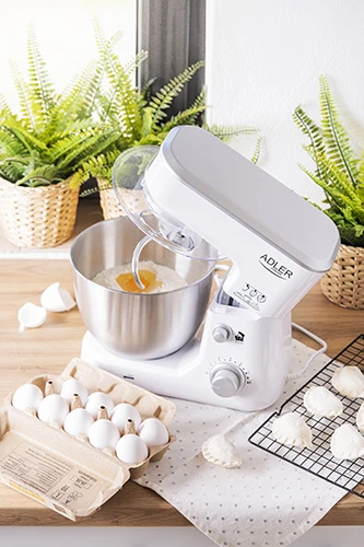 Virtuvinis kombainas Adler | AD 4216 | 1000 W | Greičių skaičius 6 | Bowl capacity 4 L | Baltas