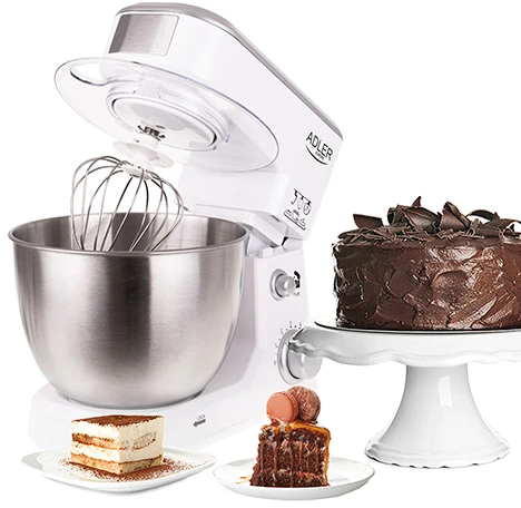 Virtuvinis kombainas Adler | AD 4216 | 1000 W | Greičių skaičius 6 | Bowl capacity 4 L | Baltas
