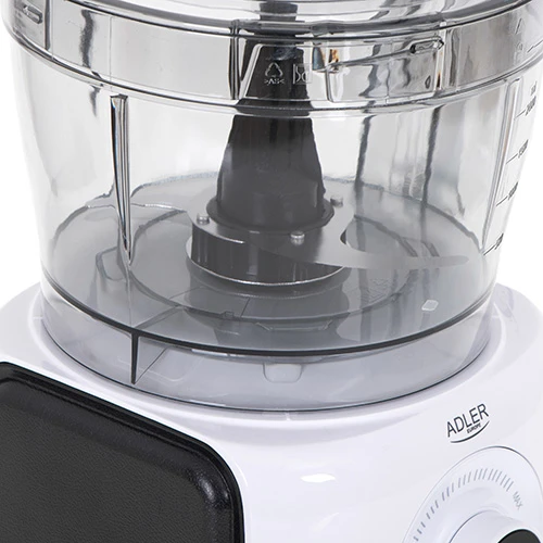 Adler | LCD virtuvinis kombainas 12in1 | AD 4224 | 1000 W | Greičių skaičius 7 | Bowl capacity 3.5 L | Ice crushing | Baltas/Juodas