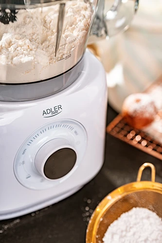 Adler | LCD virtuvinis kombainas 12in1 | AD 4224 | 1000 W | Greičių skaičius 7 | Bowl capacity 3.5 L | Ice crushing | Baltas/Juodas