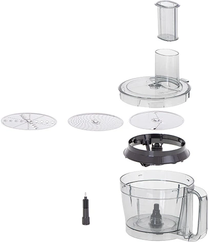 Adler | LCD virtuvinis kombainas 12in1 | AD 4224 | 1000 W | Greičių skaičius 7 | Bowl capacity 3.5 L | Ice crushing | Baltas/Juodas