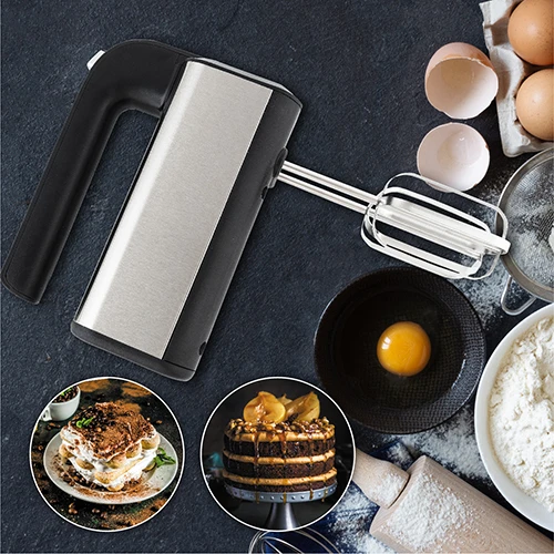 Plakiklis Adler | Hand mixer | AD 4225 | Hand Mixer | 300 W | Greičių skaičius 5 | Turbo mode | Nerūdijantis plienas