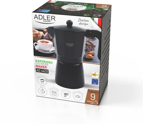 Adler Espresso | AD 4429 | Juodas