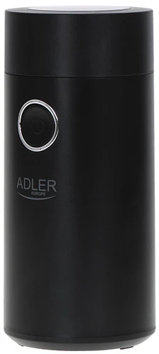 Kavamalė Adler | Kavos malūnėlis | AD4446bs | 150 W | Kavos pupelių talpa 75 g | Dangčio apsauginis jungiklis | Juodas