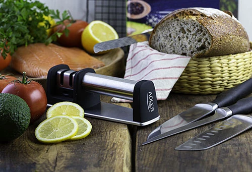 Adler | Peilis sharpener | AD 4489 | Manual | Juodas/Nerūdijantis plienas | 2