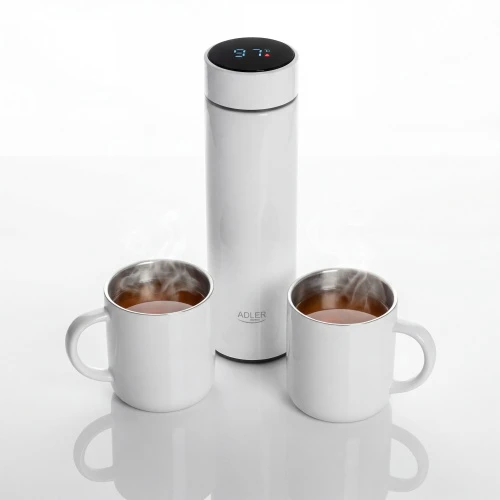 Termosas Adler AD 4506, 473 ml, Baltas