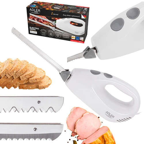 Adler | Electric Knife | AD 4512 | Baltas