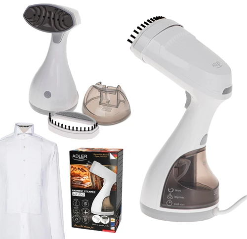 Adler Garment Steamer | AD 5042 | Handheld | 1500 W | 0.3 L | 23 g/min | Baltas