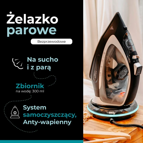 Adler Garų lygintuvas | AD 5043 | Garų lygintuvas | 2800 W | Vanduo tank capacity 300 ml | Continuous steam 30 g/min | Steam boost performance 42 g/min | Juodas/Sidabrinis