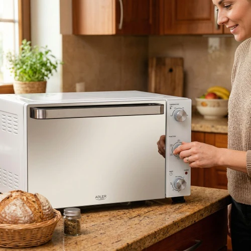 Adler Electric orkaitė | AD 6027 | 48 L | 1800 W | Baltas