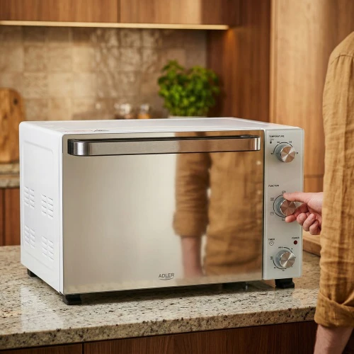 Adler Electric orkaitė | AD 6027 | 48 L | 1800 W | Baltas