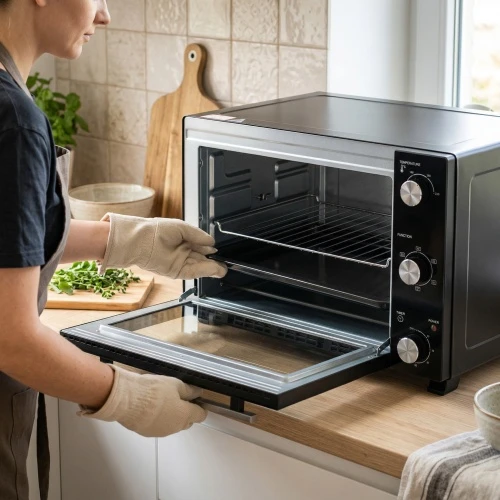 Mikrobangų krosnelė Adler Electric orkaitė | AD 6028 | 60 L | 2000 W | Juodas