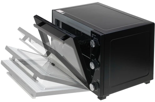 Mikrobangų krosnelė Adler Electric orkaitė | AD 6028 | 60 L | 2000 W | Juodas