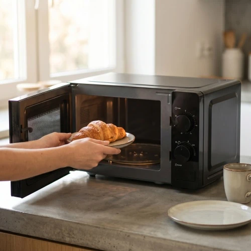 Adler | Mikrobangų krosnelė | AD 6206 | Laisvai pastatoma | 700 W | Konvekcinė | 20 l | Juodas
