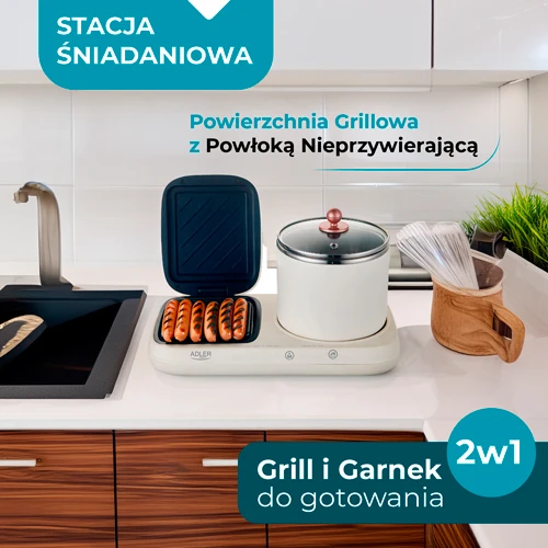 Adler | 2 viename pusryčių stotelė | AD 6421 | 1320 W | 1 l | Programų skaičius: 1