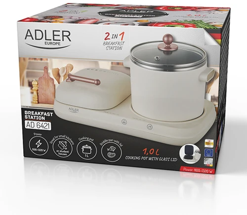 Adler | 2 viename pusryčių stotelė | AD 6421 | 1320 W | 1 l | Programų skaičius: 1