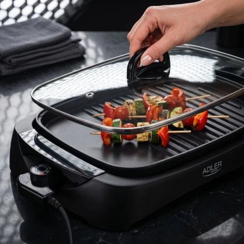 Adler | Electric Grilis | AD 6610 | Table | 3000 W | Juodas