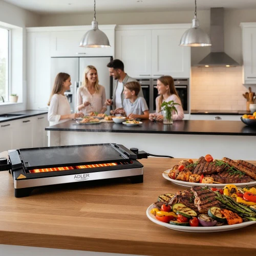 Adler | Table Grilis | AD 6613 | Table | 3000 W | Juodas