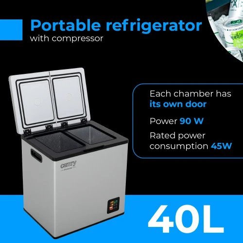 Adler | Portable šaldytuvas with compressor | AD 8081 | Free standing | Ekranas