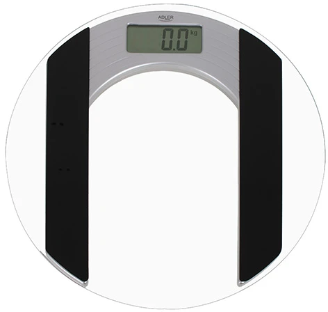 Adler | Body fit Svarstyklės | Didžiausias svoris (keliamoji galia) 150 kg | Tikslumas 100 g | Stiklas