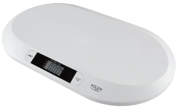 Virtuvinės svarstyklės Adler | Adler AD 8139 | Maksimalus svoris (talpa) 20 kg | Tikslumas 10 g | Baltas