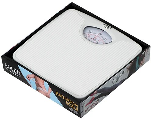 Adler | Mechaninės vonios svarstyklės | AD 8151w | Didžiausias svoris (keliamoji galia) 130 kg | Tikslumas 1000 g | Baltas