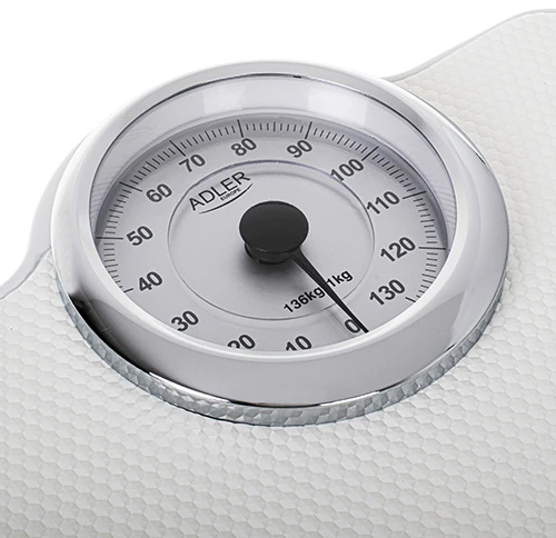 Adler | Mechaninės vonios svarstyklės | AD 8180 | Didžiausias svoris (keliamoji galia) 136 kg | Tikslumas 1000 g | Baltas