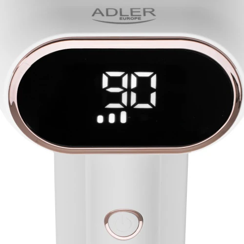 Adler | Pūkų valiklis | AD 9622 | Įkraunama baterija | 10 W | Baltas