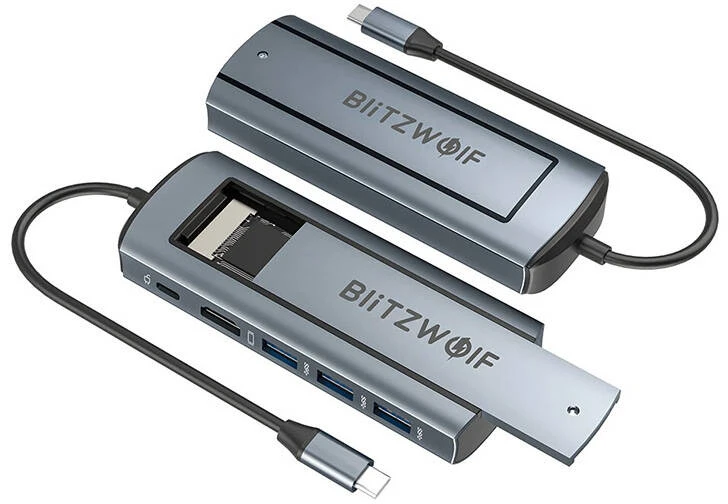 Adapteris 6in1 HUB Blitzwolf BW-Neo TH13