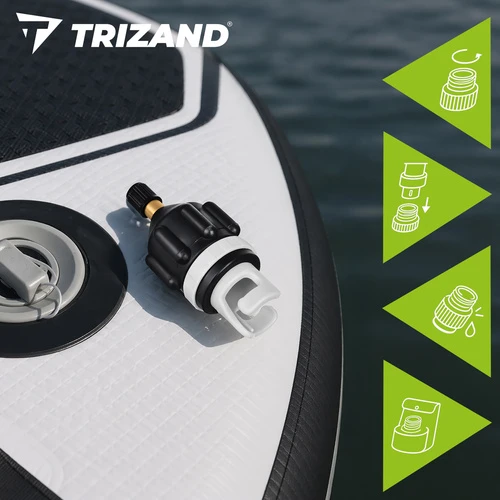 Trizand irklentės pripūtimo vožtuvo adapteris