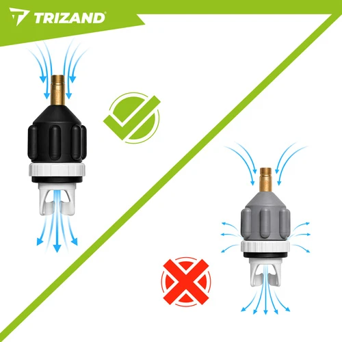 Trizand irklentės pripūtimo vožtuvo adapteris