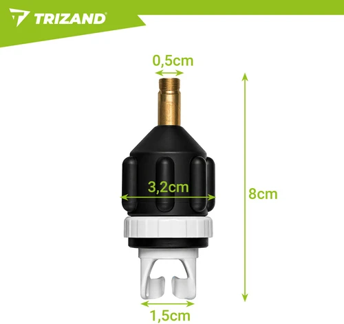 Trizand irklentės pripūtimo vožtuvo adapteris