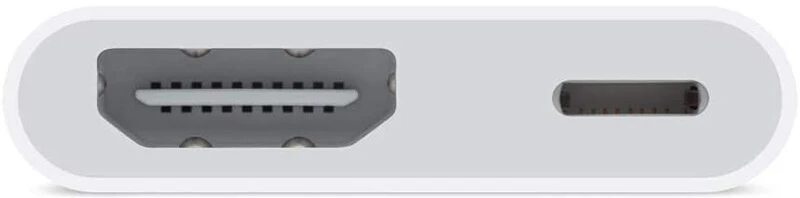 Adapteris su apšvietimo jungtimi į HDMI AV