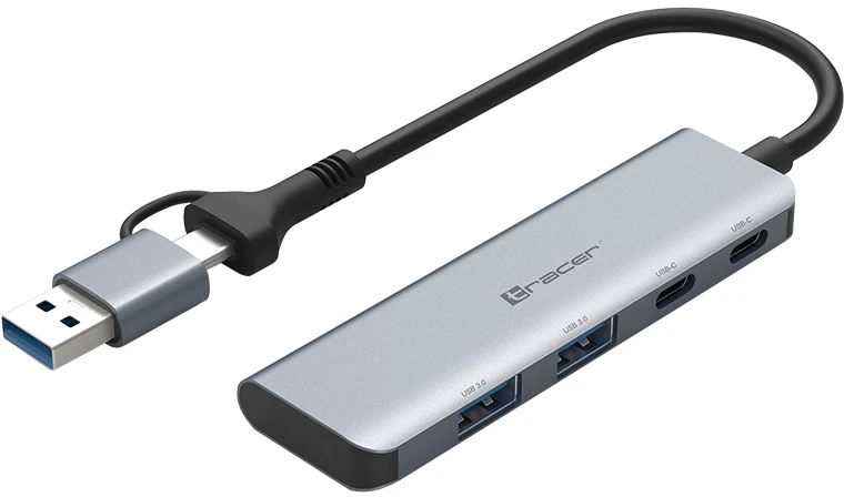 Tracer USB šakotuvas su USB-A jungtimi