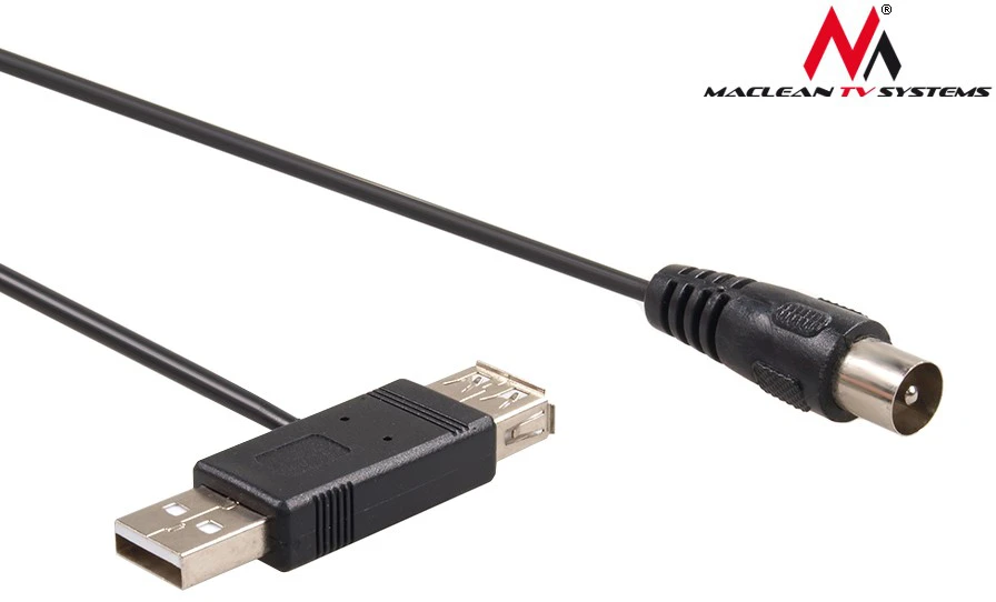 MACLEAN MCTV-697 Maclean MCTV-697 adapteris USB maitinimo šaltinis prie DVB-T antenos