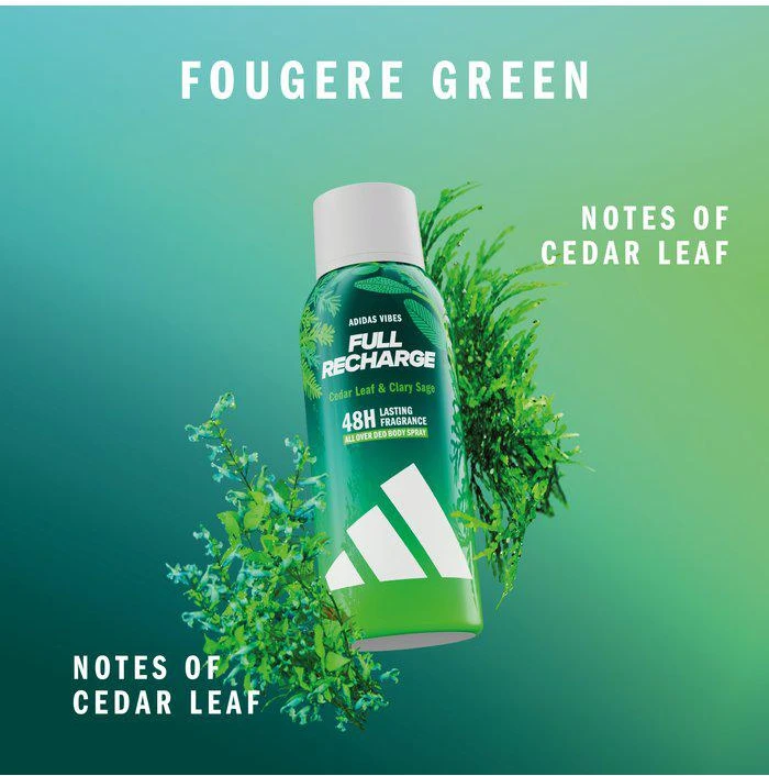 Adidas - Vibes Full Recharge dezodorantas purškiklis - 150 ml