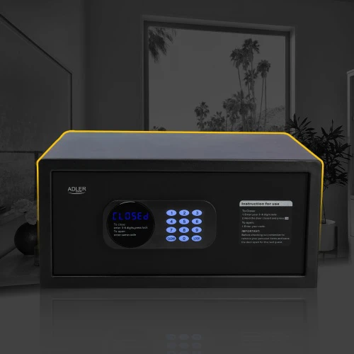 Adler AD 1045 Seifas su elektroniniu kodu ir spyna